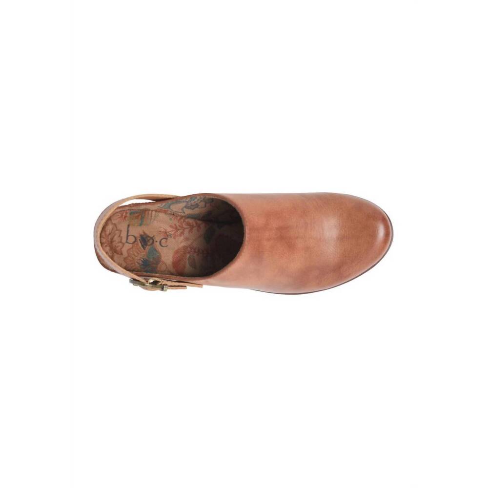 NEW BOC women's adel clog heel in tan - Picture 3 of 3